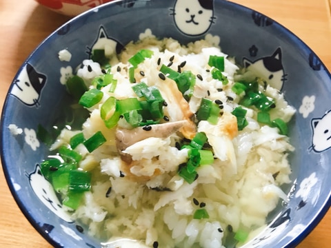 残り物の焼き魚で居酒屋風お茶漬け